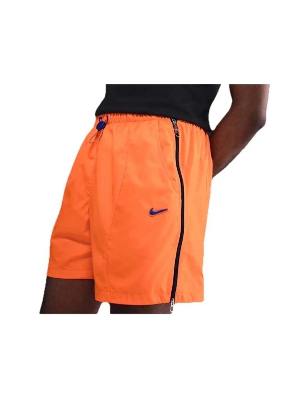 Men Nike F.R.O.G. Retro Lined Shorts Total Orange Hyper Royal HV0903-803 Size M